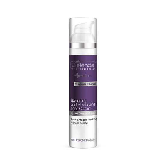 BIELENDA PROFESSIONAL MICROBIOME PRO CARE-RÓWNOWAŻĄCO-NAWILŻAJĄCY KREM DO TWARZY 100ML